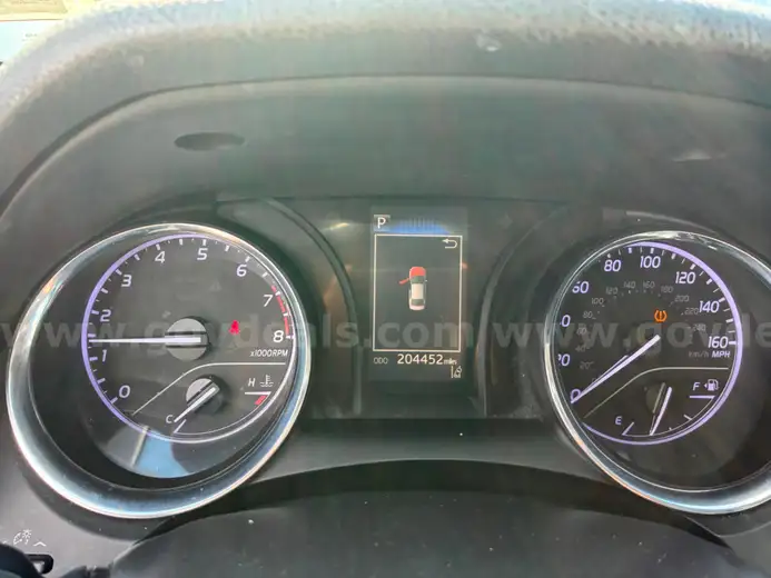Odometer reading 204,452 miles